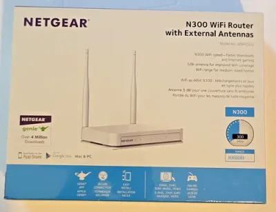 WNR2020-200PAS - Netgear N300 WiFi Router with External Antennas
