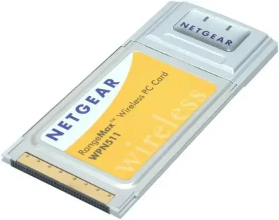 WPN511IS - Netgear RangeMax WPN511 Wireless PC Card IEEE 802.11b/g 2.4 GHz PC Card Type II