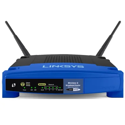 WRT54G - Linksys Wireless-G 802.11b 11Mbps/802.11g 54Mbps Broadband Router