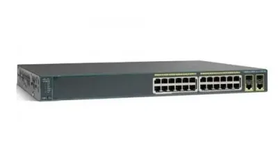 WS-C2960-24PC-L - Cisco Catalyst 2960-24-S 24-Port 24 x 10/100Base-TX LAN Layer 2 Managed Fast Ethernet Network Switch