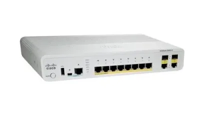 WS-C2960C-8TC-S - Cisco Catalyst 2960-C Series 8 x Ports 10/100Base-TX + 2 x SFP Layer 2 Managed Fast Ethernet Network Switch