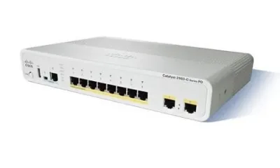 WS-C2960CG-8TC-L - Cisco Catalyst RJ-45 8 x Ports 10/100/1000Base-T + 2 x Uplink Ports Compact Gigabit Ethernet Switch