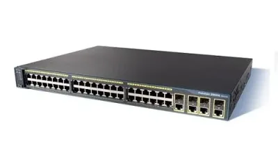 WS-C2960G-48TC - Cisco Catalyst 2960-G Series 48 x Ports 10/100/1000Base-T + 4 x SFP Layer 2 Managed Gigabit Ethernet Network Switch