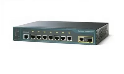 WS-C2960G-8TC-L - Cisco Catalyst 2960 8-Port 7 x 10/100/1000 + 1 x SFP LAN Base-T Layer 2 Managed Gigabit Ethernet Network Switch