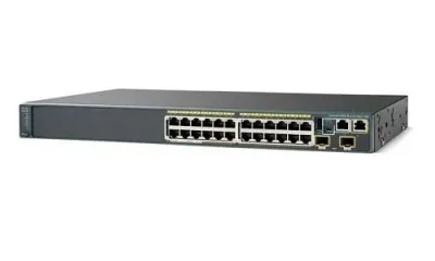 WS-C2960S-24TD-L - Cisco Catalyst 2960-S 24 x Ports 10/100/1000Base-T + 2 x SFP Layer 2 Managed Gigabit Ethernet Network Switch