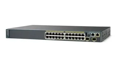 WS-C2960S-24TS-S - Cisco Catalyst 2960-S 24 x Ports 10/100/1000Base-T + 2 x SFP Layer 2 Managed Gigabit Ethernet Network Switch