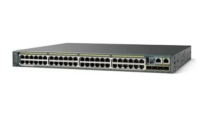 WS-C2960S-48FPD-L - Cisco Catalyst 2960-S PoE+ 48 x Ports 10/100/1000Base-T + 4 x SFP Layer 2 Managed Gigabit Ethernet Network Switch