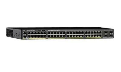 WS-C2960X-48FPS-L - Cisco Catalyst 2960-X PoE+ 48 x Ports 10/100/1000Base-T + 4 x SFP Layer 2 Managed Rackmountable Gigabit Ethernet Network Swicth