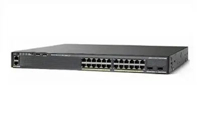 WS-C2960XR-24PS-I - Cisco Catalyst 2960-XR Series PoE+ 24 x Ports 10/100/1000Base-T + 4 x SFP Layer 3 Gigabit Ethernet Network Switch