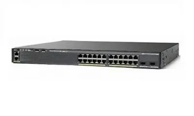 WS-C2960XR-24TD-I - Cisco Catalyst 2960-XR Series 24 x Ports 10/100/1000Base-T + 2 x SFP+ Layer 3 Gigabit Ethernet Network Switch