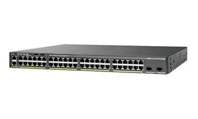 WS-C2960XR-48LPD-I - Cisco Catalyst 2960 RJ-45 PoE+ 48 x Ports 10/100/1000Base-LX + 2 x SFP+ Ports Gigabit Layer 3 Managed Network Switch