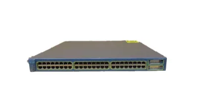 WS-C3550-48 - Cisco Catalyst 48-Ports 48 x 10/100Base-T + 2 x GBIC Slot Layer 3 Managed stackable Fast Ethernet Network Switch