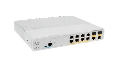 WS-C3560C-8PC-S - Cisco Catalyst 3560-C PoE 8 x Ports 10/100Base-TX + 2 x SFP Layer 2 Managed Fast Ethernet Network Switch