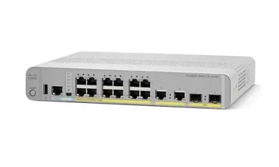 WS-C3560CX-12PD-S - Cisco Catalyst 3560-CX Series PoE+ 12 x Ports 10/100/1000Base-T + 4 x SFP Layer 3 Managed Rack-Mountable Gigabit Ethernet Network Switch