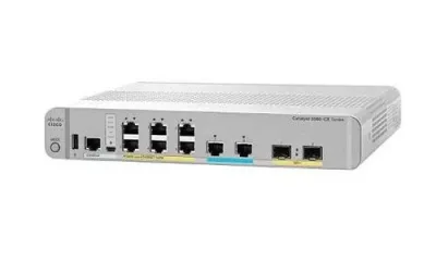 WS-C3560CX-8PT-S - Cisco One Catalyst 3560CX-8PT-S PoE+ RJ-45 8 x Ports 10/100/1000Base-T + 1G Uplinks Layer 2 Managed Rack Mountable Gigabit Ethernet Switch