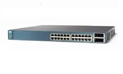 WS-C3560E-24TD-E - Cisco Catalyst 3560E 24 x Ports 10/100/1000Base-T + 2 x 10GE (X2) Layer 3 Managed Gigabit Ethernet Network Switch