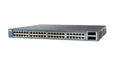 WS-C3560E-48PD-SF - Cisco Catalyst 3560E PoE 48 x Ports 10/100/1000Base-T + 4 x SFP Layer 3 Managed Gigabit Ethernet Network Switch