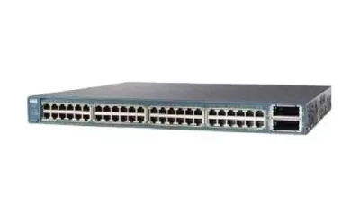 WS-C3560E-48TD-E - Cisco Catalyst 3560E 48 x Ports 10/100/1000Base-T + 4 x SFP Layer 3 Managed Gigabit Ethernet Network Switch