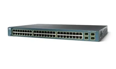 WS-C3560G-48PS-E - Cisco Catalyst 3560G PoE 48 x Ports 10/100/1000Base-T + 4 x SFP Layer 3 Managed Gigabit Ethernet Network Switch