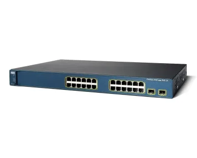 WS-C3560V2-24TS-SD - Cisco Catalyst 3560 RJ-45 24 x Ports 10/100Base-TX + 2 x SFP Layer 3 Managed Fast Ethernet Switch