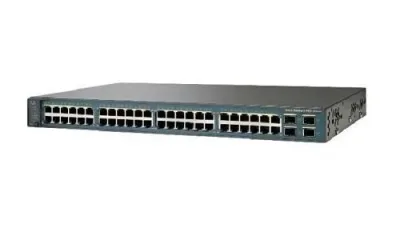 WS-C3560V2-48TS-E - Cisco Catalyst 3560-V2 Series 48 x Ports 10/100Base-TX + 4 x SFP Layer 3 Managed Fast Ethernet Network Switch