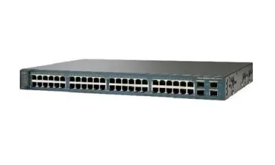 WS-C3560V2-48TS-S - Cisco Catalyst 3560-V2 Series 48 x Ports 10/100Base-TX + 4 x SFP Layer 3 Managed Fast Ethernet Network Switch