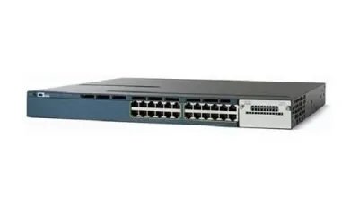 WS-C3560X-24P-L - Cisco Catalyst 3560 PoE+ RJ-45 24 x Ports 10/100/1000Base-T + 4 x SFP Layer 3 Managed Gigabit Ethernet Switch