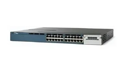 WS-C3560X-24P-S - Cisco Catalyst 3560 PoE+ RJ-45 24 x Ports 10/100/1000Base-T + 4 x SFP Layer 3 Managed Gigabit Ethernet Switch