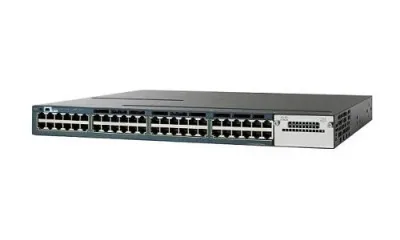 WS-C3560X-48P-L - Cisco Catalyst 3560 PoE RJ-45 48 x Ports 10/100/1000Base-T + 2 x SFP Slots Layer 3 Managed Gigabit Ethernet Switch