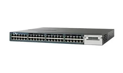 WS-C3560X-48PF-L - Cisco Catalyst 3560 PoE RJ-45 48 x Ports 10/100/1000Base-T + 2 x SFP Slots Layer 3 Managed Gigabit Ethernet Switch