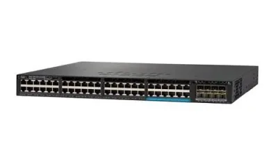 WS-C3650-12X48FD-S - Cisco Catalyst 3650 36 x Ports 10/100/1000Base-TX + 12 x 10GBase-T + 4 x 10GBase-X Layer 3 Managed Gigabit Ethernet Network Switch