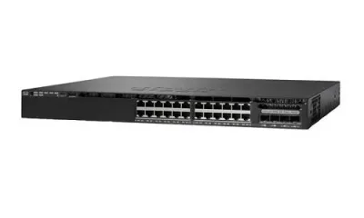 WS-C3650-24PDM-L - Cisco Catalyst PoE 3650 24 x Ports 10/100/1000Base-T + 4 x SFP Layer 3 Managed Stackable 1U Rack-Mountable Gigabit Ethernet Network Switch
