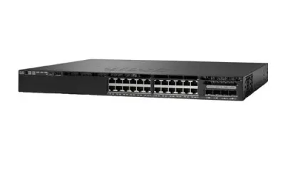 WS-C3650-24TD-E - Cisco Catalyst 3650 24 x Ports 10/100/1000Base-T + 4 x SFP Layer 3 Managed Stackable 1U Rack-Mountable Gigabit Ethernet Network Switch