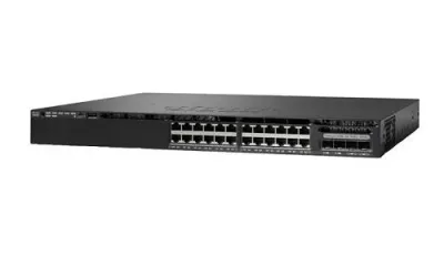 WS-C3650-24TD-L - Cisco Catalyst 3650 24 x Ports 10/100/1000Base-T + 4 x SFP Layer 3 Managed Stackable 1U Rack-Mountable Gigabit Ethernet Network Switch