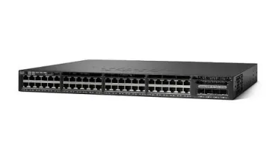 WS-C3650-48FD-S - Cisco Catalyst 3650 PoE+ 48 x Ports 10/100/1000Base-T + 4 x SFP Ports Layer 3 Managed Rack-mountable Gigabit Ethernet Network Switch