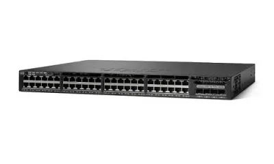 WS-C3650-48FQM-L - Cisco Catalyst 3650 PoE+ 48 x Ports 10/100/1000Base-T + 4 x SFP Ports Layer 3 Managed Rack-mountable Gigabit Ethernet Network Switch