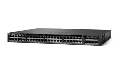 WS-C3650-48FQM-S - Cisco Catalyst 3650 PoE+ 48 x Ports 10/100/1000Base-T + 4 x SFP Ports Layer 3 Managed Rack-mountable Gigabit Ethernet Network Switch