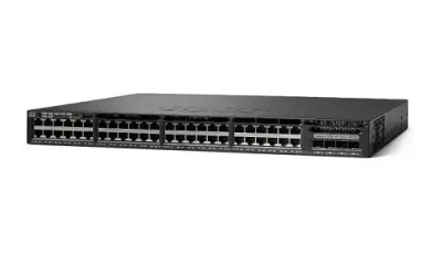 WS-C3650-48FWS-S - Cisco Catalyst 3650 PoE+ 48 x Ports 10/100/1000Base-T + 4 x SFP Ports Layer 3 Managed Rack-mountable Gigabit Ethernet Network Switch
