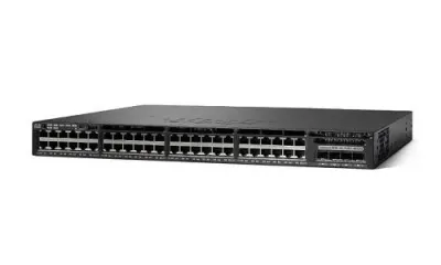 WS-C3650-48PS-L - Cisco Catalyst 3650 PoE+ 48 x Ports 10/100/1000Base-T + 4 x SFP Ports Layer 3 Managed Rack-mountable Gigabit Ethernet Network Switch