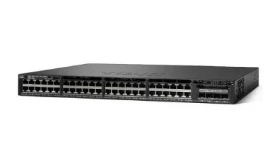 WS-C3650-48PS-S - Cisco Catalyst 3650 PoE+ 48 x Ports 10/100/1000Base-T + 4 x SFP Ports Layer 3 Managed Rack-mountable Gigabit Ethernet Network Switch