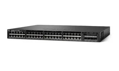 WS-C3650-48PWQ-S - Cisco Catalyst 3650 PoE+ 48 x Ports 10/100/1000Base-T + 4 x SFP Ports Layer 3 Managed Rack-mountable Gigabit Ethernet Network Switch