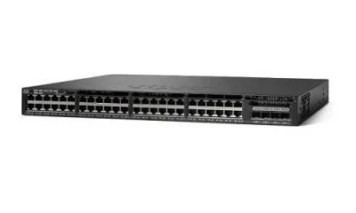 WS-C3650-48TD-L - Cisco Catalyst 3650 48 x Ports 10/100/1000Base-T + 4 x SFP Ports Layer 3 Managed Rack-mountable Gigabit Ethernet Network Switch