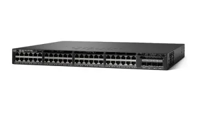 WS-C3650-48TQ-L - Cisco Catalyst 3650 48 x Ports 10/100/1000Base-T + 4 x SFP Ports Layer 3 Managed Rack-mountable Gigabit Ethernet Network Switch