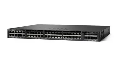 WS-C3650-48TS-E - Cisco Catalyst 3650 48 x Ports 10/100/1000Base-T + 4 x SFP Ports Layer 3 Managed Rack-mountable Gigabit Ethernet Network Switch