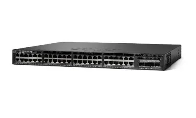 WS-C3650-48TS-S - Cisco Catalyst 3650 48 x Ports 10/100/1000Base-T + 4 x SFP Ports Layer 3 Managed Rack-mountable Gigabit Ethernet Network Switch