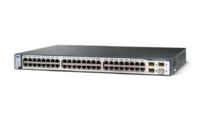 WS-C3750-48PS-S - Cisco Catalyst 3750 PoE 48 x 10/100TX + 4 x SFP Layer 3 Managed Fast Eternet Network Switch