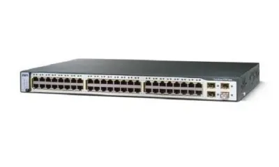 WS-C3750-48TS-S - Cisco Catalyst 3750 Series 48 x Ports 10/100Base-TX + 4 x SFP+ Layer 3 Managed Fast Ethernet Network Switch