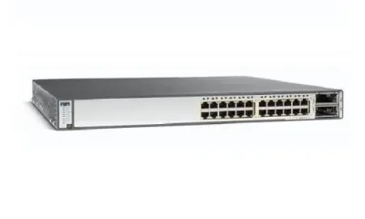 WS-C3750E-24PD-S - Cisco Catalyst 3750E PoE 24 x Ports 10/100base-FX + 2 x X2-based Layer 3 Managed Fast Ethernet Network Switch