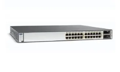WS-C3750E-24TD-E - Cisco Catalyst 3750E 24 x Ports 10/100base-FX + 2 x X2-based Layer 3 Managed Fast Ethernet Network Switch