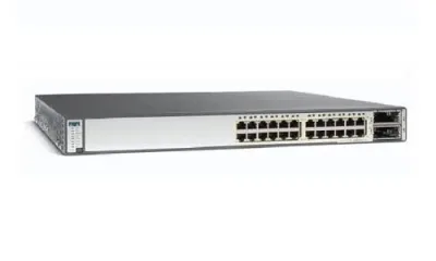 WS-C3750E-24TD-S - Cisco Catalyst 3750E RJ-45 24-Ports 10/100/1000Base-T Layer 4 Managed Stackable Gigabit Ethernet Network Switch